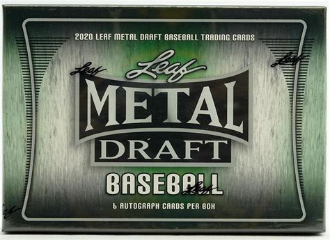 2020 leaf metal draft baseball hobby box|2020 leaf metal draft cards.